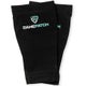 Gamepatch Football Shin Guard Compression Sleeves (26) - Jalkapalloilijoille S&auml;&auml;ren Kompressiotuki - Musta
